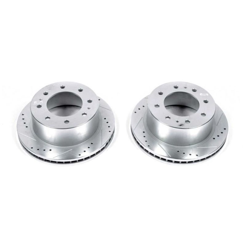 PowerStop 11-20 GMC Sierra 3500 HD Rear Drilled & Slotted Rotor | GMC Sierra 3500HD (20-26) (AR82155XPR)