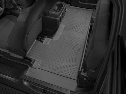WeatherTech FloorLiner DigitalFit | Ford F-150 (09-26) Super Cab Rear FloorLiners - Black (446973)