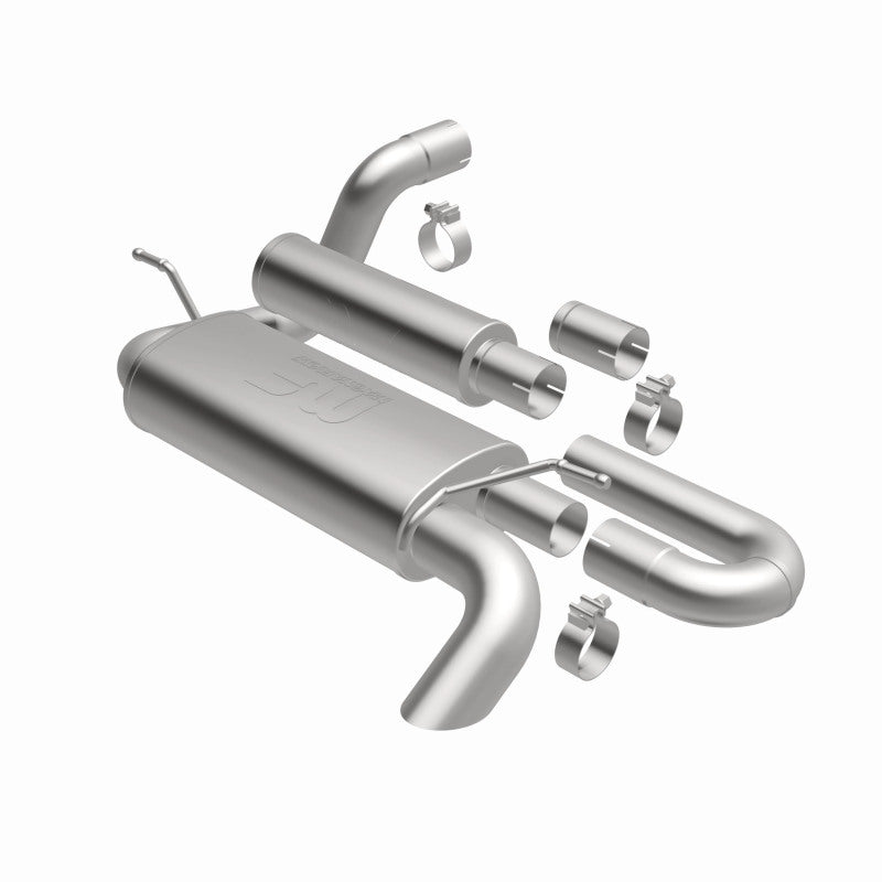 Magnaflow Overland Series Axle-Back Perf Exhaust System (REAR): Jeep Wrangler JL 18-25 2.0L / 3.6L