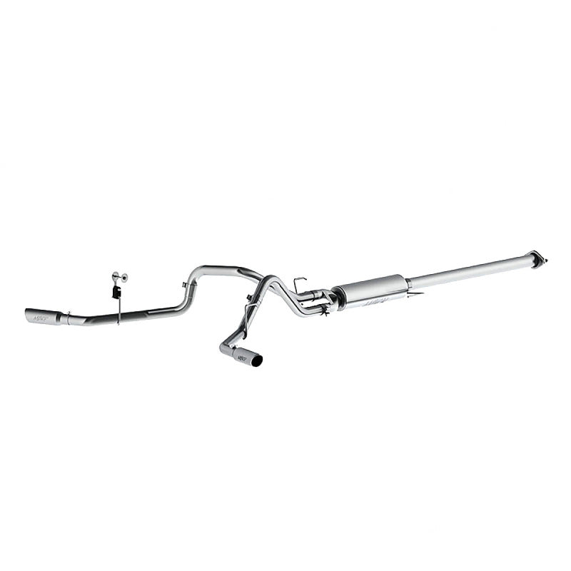 MBRP 2.5in Dual Side Split Alum Cat-Back | Ford F-150 15-20 (S5254AL) (S5254AL)