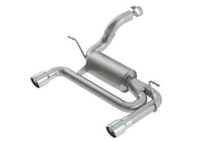 Borla ATAK Axle-Back Exhaust System (Polished Tips): Jeep Wrangler JL 3.6L V6 2018 - 2025
