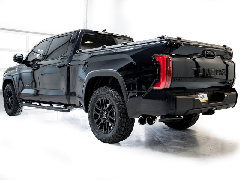 AWE 0FG Dual Exhaust System with Chrome Silver Tips | Toyota Tundra (22-26) (3015-32063)