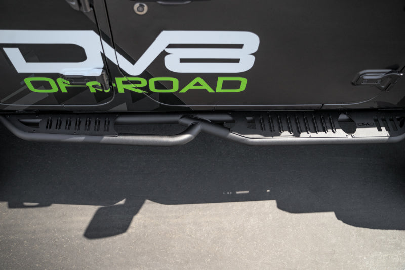 DV8 Offroad 18-23 Jeep Wrangler JL 4 Door Body/Pinch Weld Mounted Step | Jeep Wrangler JL (18-25) (SRJL-08)