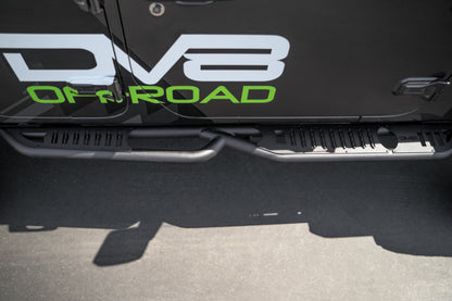 DV8 Offroad 18-23 Jeep Wrangler JL 4 Door Body/Pinch Weld Mounted Step | Jeep Wrangler JL (18-25) (SRJL-08)