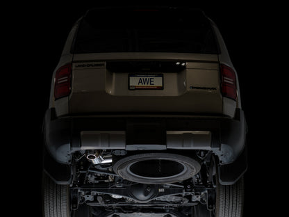 AWE Tuning Cat-Back Exhaust w/ BashGuard | Toyota Land Cruiser / 4Runner (25+)
