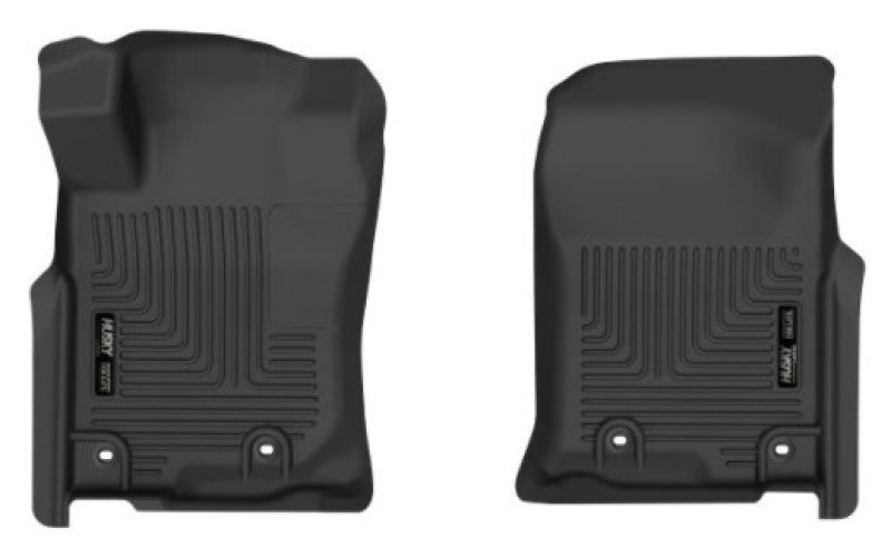 Husky X-act Contour Black Front Floor Liners | Lexus GX460 / Toyota 4Runner (14-21) (53761)