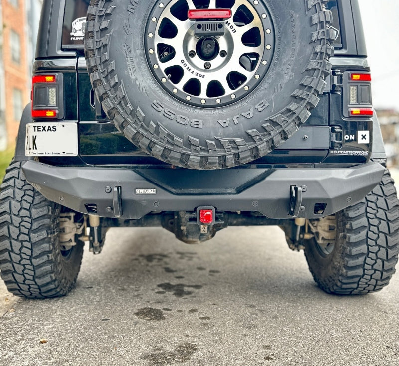 Rival Rear Aluminum Stubby Bumper | Jeep Wrangler JL (18-25) (2D.2709.2-NL)