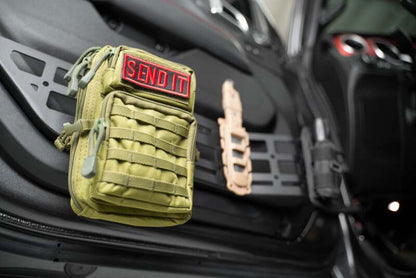 DV8 Offroad Front Door Molle Panels | Jeep Wrangler JL (18-25) / Gladiator JT (20-25) (MPJL-05)