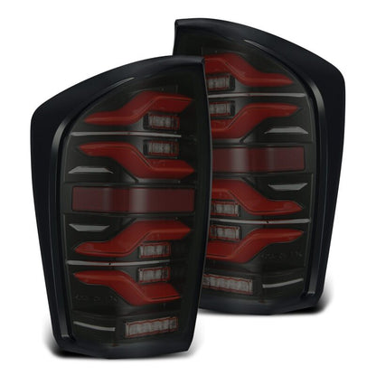 AlphaRex LUXX-Series LED Tail Lights Black-Red | Toyota Tacoma (16-23) (680000)