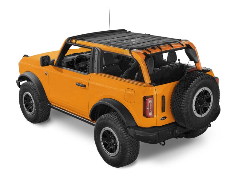 Bestop Access Bimini (Mesh) - 2021+ Ford Bronco 2 DR Roofs & Roof Accessories offroad accessory | Iron Ridge Offroad