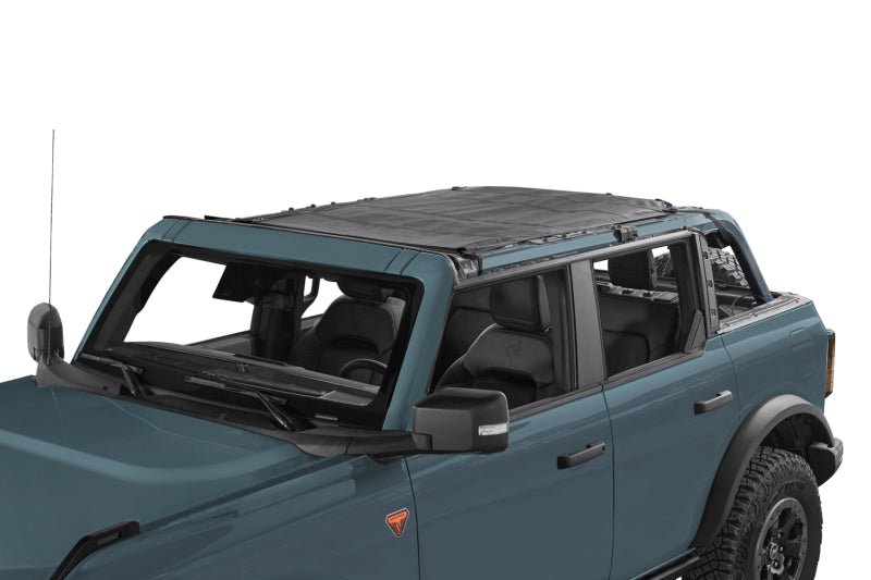 Bestop Access Bimini (Mesh) - 2021+ Ford Bronco 4 DR Roofs & Roof Accessories offroad accessory | Iron Ridge Offroad