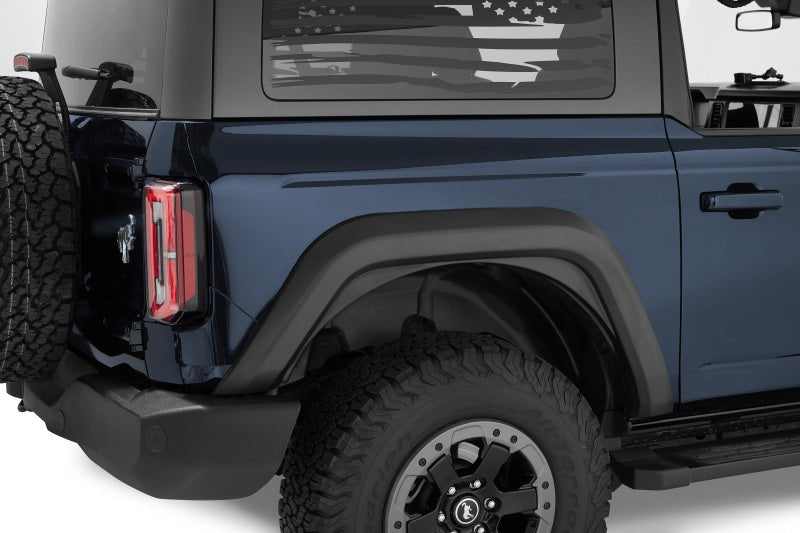 Bestop Fender Flares - 2021+ Ford Bronco 2 DR Exterior Styling offroad accessory | Iron Ridge Offroad
