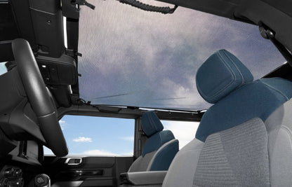 Bestop Safari Bimini (Mesh) - 2021+ Ford Bronco 4 DR Roofs & Roof Accessories offroad accessory | Iron Ridge Offroad