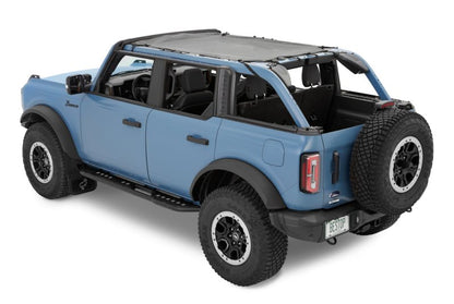 Bestop Safari Bimini (Mesh) - 2021+ Ford Bronco 4 DR Roofs & Roof Accessories offroad accessory | Iron Ridge Offroad