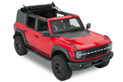Bestop Skyrider For Hardtop (Premium Black Twill) - 2021+ Ford Bronco 4 DR Roofs & Roof Accessories offroad accessory | Iron Ridge Offroad