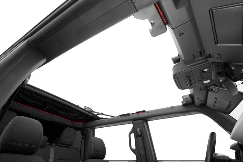 Bestop Skyrider For Hardtop (Premium Black Twill) - 2021+ Ford Bronco 4 DR Roofs & Roof Accessories offroad accessory | Iron Ridge Offroad