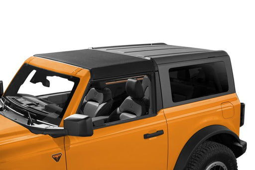 Bestop Sunrider For Hardtop (Premium Black Twill) - 2021+ Ford Bronco 2 DR Bronco Raptor Roofs & Roof Accessories offroad accessory | Iron Ridge Offroad