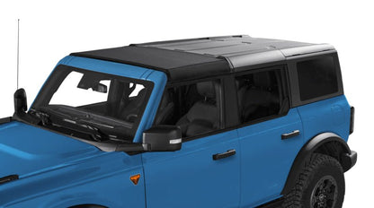 Bestop Sunrider For Hardtop (Premium Black Twill) - 2021+ Ford Bronco Raptor 4 DR Roofs & Roof Accessories offroad accessory | Iron Ridge Offroad
