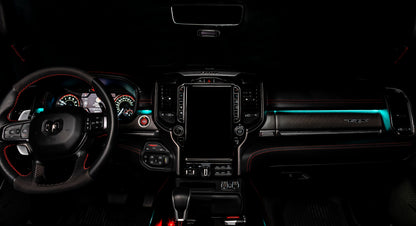 Oracle Lighting Fiber Optic LED Interior Ambient Dash Kit: Ram 1500 2019-2022