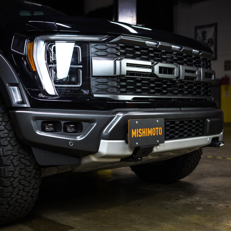 Mishimoto License Plate Relocation Bracket | Ford F-150 (15-23) / Raptor (17-20) / Lightning (22-26) (MMLP-F150-15)