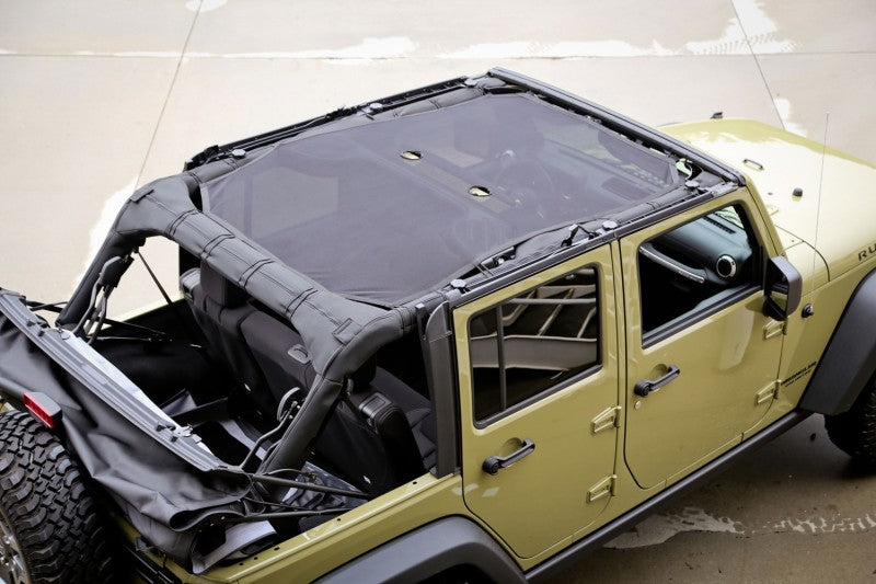 Rugged Ridge Eclipse Full-Length Sun Shade: Fits Most Jeep Wrangler Models (2007-2018) - Black