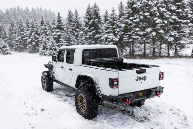 BAK Revolver X4s Hard Rolling Truck Bed Cover 5ft (REAR): Jeep Gladiator (18-26) - Matte Black