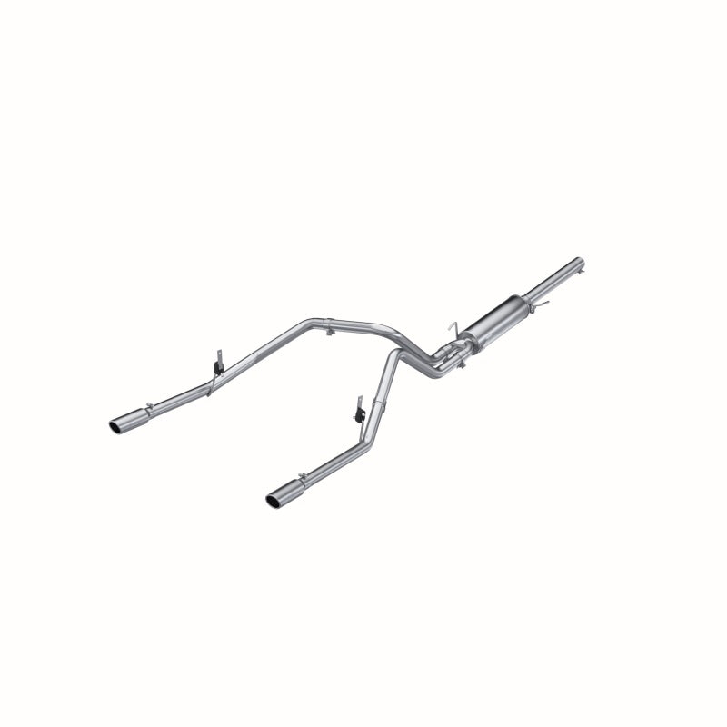 MBRP Cat-Back 2 1/2" Dual Split Rear Exhaust: Dodge Ram 2004 - 2005 5.7L Hemi (Reg or Crew Cab / Short Bed)
