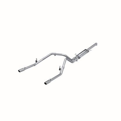 MBRP Cat-Back 2 1/2" Dual Split Rear Exhaust: Dodge Ram 2004 - 2005 5.7L Hemi (Reg or Crew Cab / Short Bed)