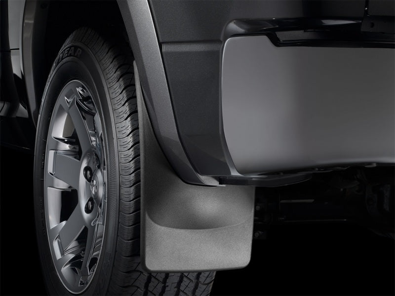 WeatherTech Rear MudFlaps (2PC, Black): Dodge Ram 2009 - 2018 w/ Flares (1500, 2500, 3500)