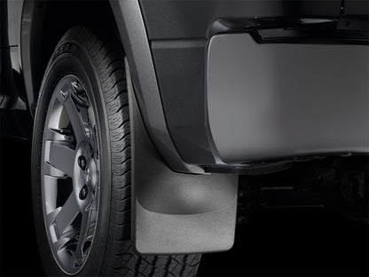 WeatherTech Rear MudFlaps (2PC, Black): Dodge Ram 2009 - 2018 w/ Flares (1500, 2500, 3500)