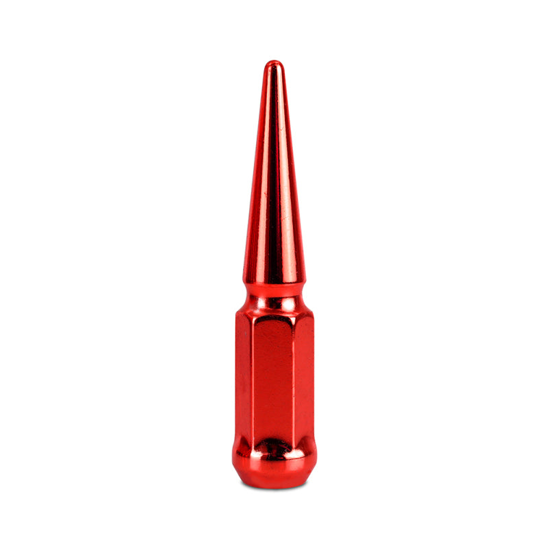 Mishimoto Steel Spiked Lug Nuts | Ford Ranger / Bronco (19-26) M12x1.5 24pc Set Red (MMLG-SP1215-24RD)