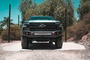 Body Armor 4x4 Ambush Front Bumper | Chevrolet Silverado 1500 (19-26) (GM-19344) Bumpers, Grilles & Guards offroad accessory | Iron Ridge Offroad