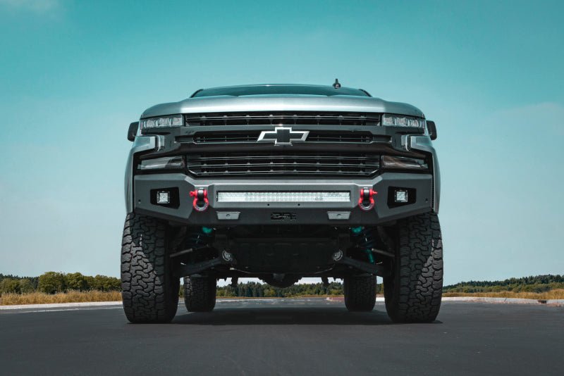 Body Armor 4x4 Ambush Front Bumper | Chevrolet Silverado 1500 (19-26) (GM-19344) Bumpers, Grilles & Guards offroad accessory | Iron Ridge Offroad