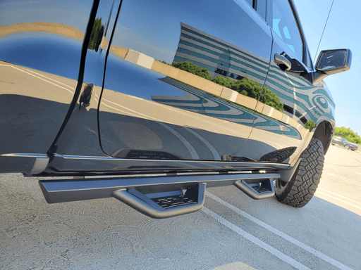Body Armor 4x4 Ambush Side Steps | Chevrolet Silverado 1500 / 2500HD / 3500HD (19-26) (GM-4200) Nerf Bars & Running Boards offroad accessory | Iron Ridge Offroad