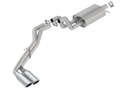 Borla 19 - 23 Ford Ranger 2.3L 2/4WD S - Type Catback Exhaust w/ Dual Chrome Tips Exhaust offroad accessory | Iron Ridge Offroad