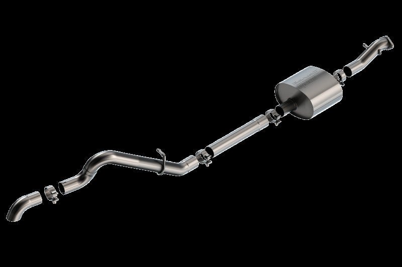 Borla 21 - 25 Ford Bronco 2.7L 2DR/4DR T - 304 Stainless Steel Cat - Back S - Type Exhaust - Brushed Exhaust offroad accessory | Iron Ridge Offroad