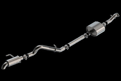 Borla 21 - 25 Ford Bronco 2.7L 2DR/4DR T - 304 Stainless Steel Cat - Back Touring Exhaust - Brushed Exhaust offroad accessory | Iron Ridge Offroad