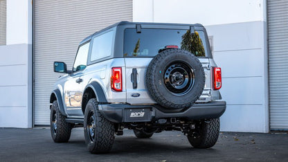 Borla 21 - 25 Ford Bronco 2.7L 2DR/4DR T - 304 Stainless Steel Cat - Back Touring Exhaust - Brushed Exhaust offroad accessory | Iron Ridge Offroad