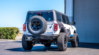 Borla 21 - 25 Ford Bronco 2.7L V6 4WD ATAK Axle Back Exhaust w/ Black Coated Tips Exhaust offroad accessory | Iron Ridge Offroad