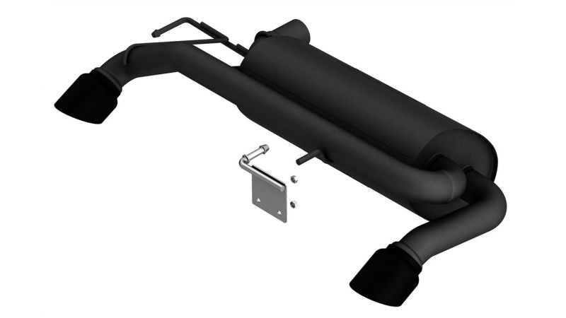 Borla 21 - 25 Ford Bronco 2.7L V6 4WD ATAK Axle Back Exhaust w/ Black Coated Tips Exhaust offroad accessory | Iron Ridge Offroad