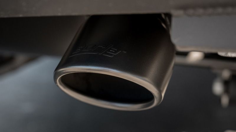Borla 21 - 25 Ford Bronco 2.7L V6 4WD ATAK Axle Back Exhaust w/ Black Coated Tips Exhaust offroad accessory | Iron Ridge Offroad