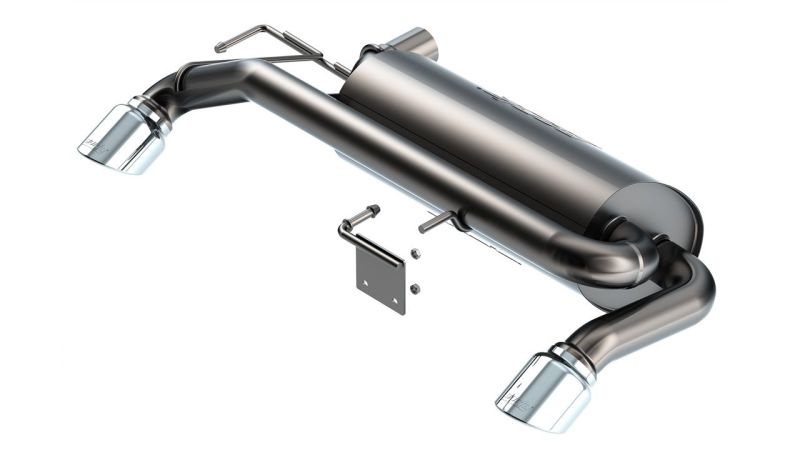 Borla 21 - 25 Ford Bronco 2.7L V6 4WD ATAK Axle Back Exhaust w/ Bright Chrome Tips Exhaust offroad accessory | Iron Ridge Offroad