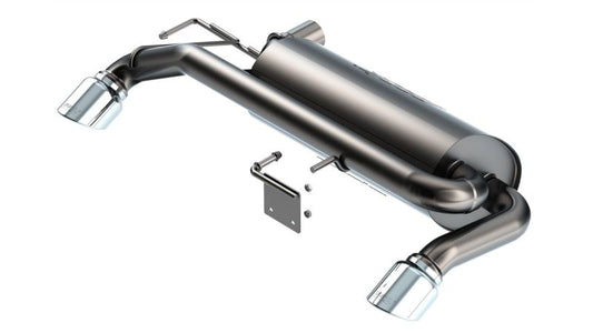Borla 21 - 25 Ford Bronco 2.7L V6 4WD ATAK Axle Back Exhaust w/ Bright Chrome Tips Exhaust offroad accessory | Iron Ridge Offroad