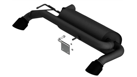 Borla 21 - 25 Ford Bronco 2.7L V6 4WD S - Type Axle Back Exhaust w/ Black Coated Tips Exhaust offroad accessory | Iron Ridge Offroad