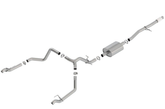 Borla Cat-Back Exhaust System - S-Type | Multiple Fitments (140769) Exhaust, Mufflers & Tips offroad accessory | Iron Ridge Offroad