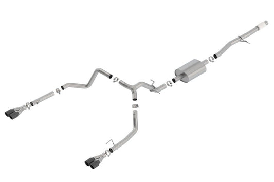 Borla Cat-Back Exhaust System - S-Type | Multiple Fitments (140770BC) Exhaust, Mufflers & Tips offroad accessory | Iron Ridge Offroad