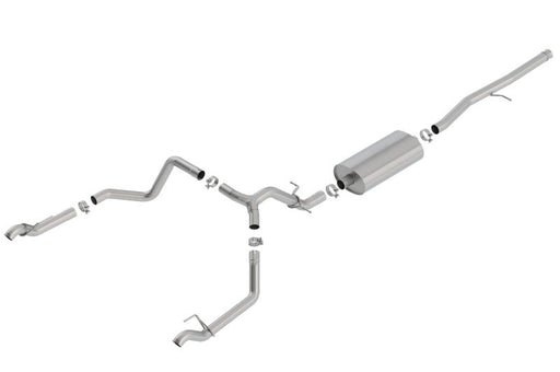 Borla Cat-Back Exhaust System - Touring | Multiple Fitments (140767) Exhaust, Mufflers & Tips offroad accessory | Iron Ridge Offroad