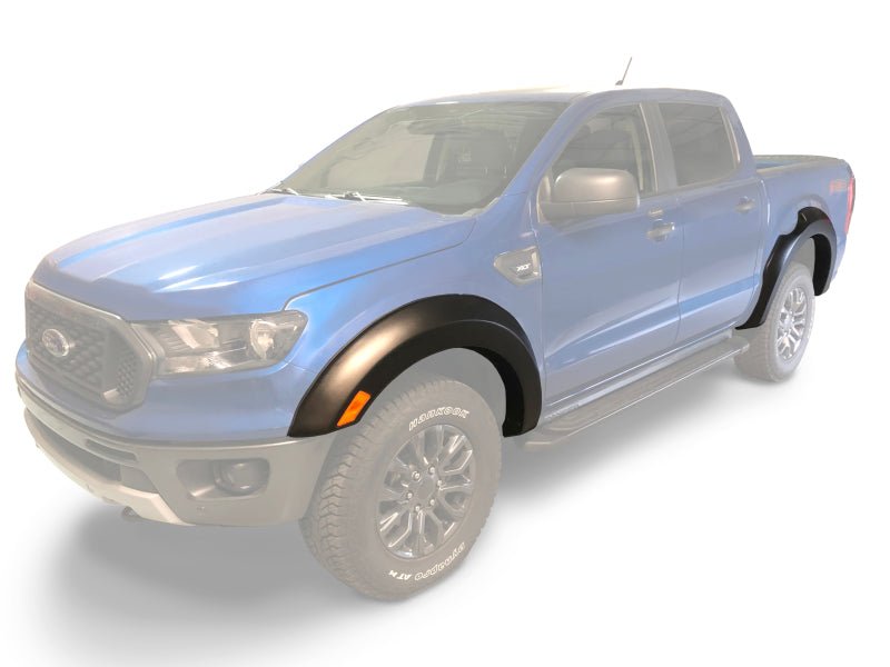 Bushwacker 2019 Ford Ranger Supercrew Extend - A - Fender Style Flares 4pc - Black Fender Flares & Trim offroad accessory | Iron Ridge Offroad