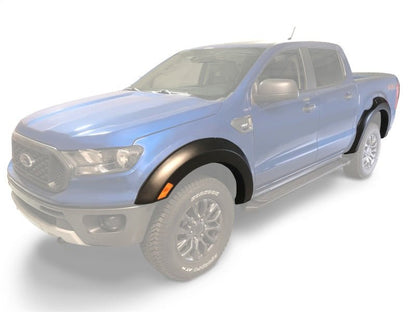 Bushwacker 2019 Ford Ranger Supercrew Extend - A - Fender Style Flares 4pc - Black Fender Flares & Trim offroad accessory | Iron Ridge Offroad