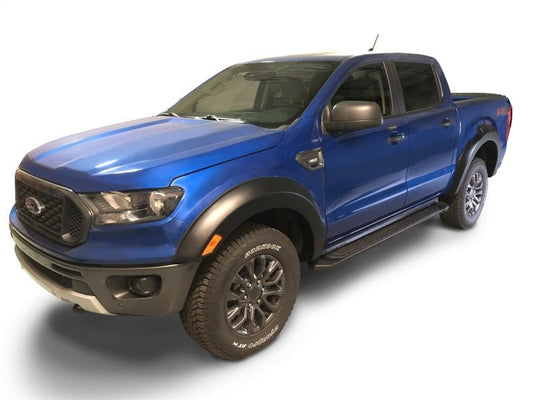 Bushwacker 2019 Ford Ranger Supercrew Extend - A - Fender Style Flares 4pc - Black Fender Flares & Trim offroad accessory | Iron Ridge Offroad
